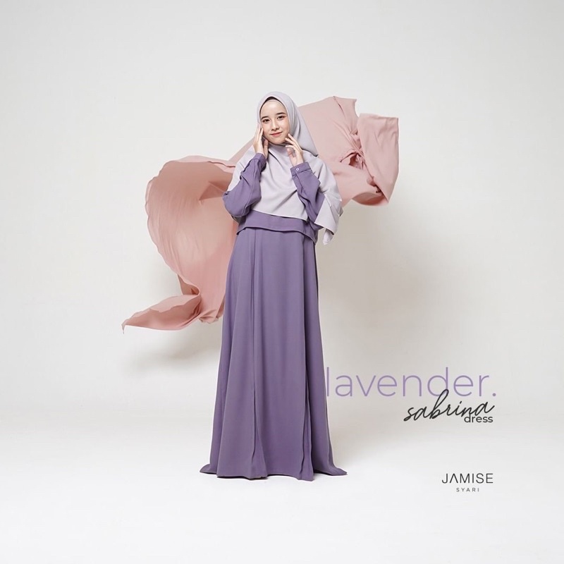 Sabrina Dress Lavender  | Jamise Syari