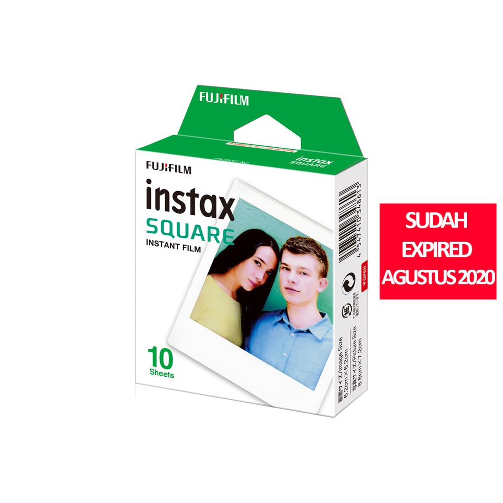Instax film / Refill Instax / Isi Instax SQUARE film - SUDAH EXPIRED AGUSTUS 2020