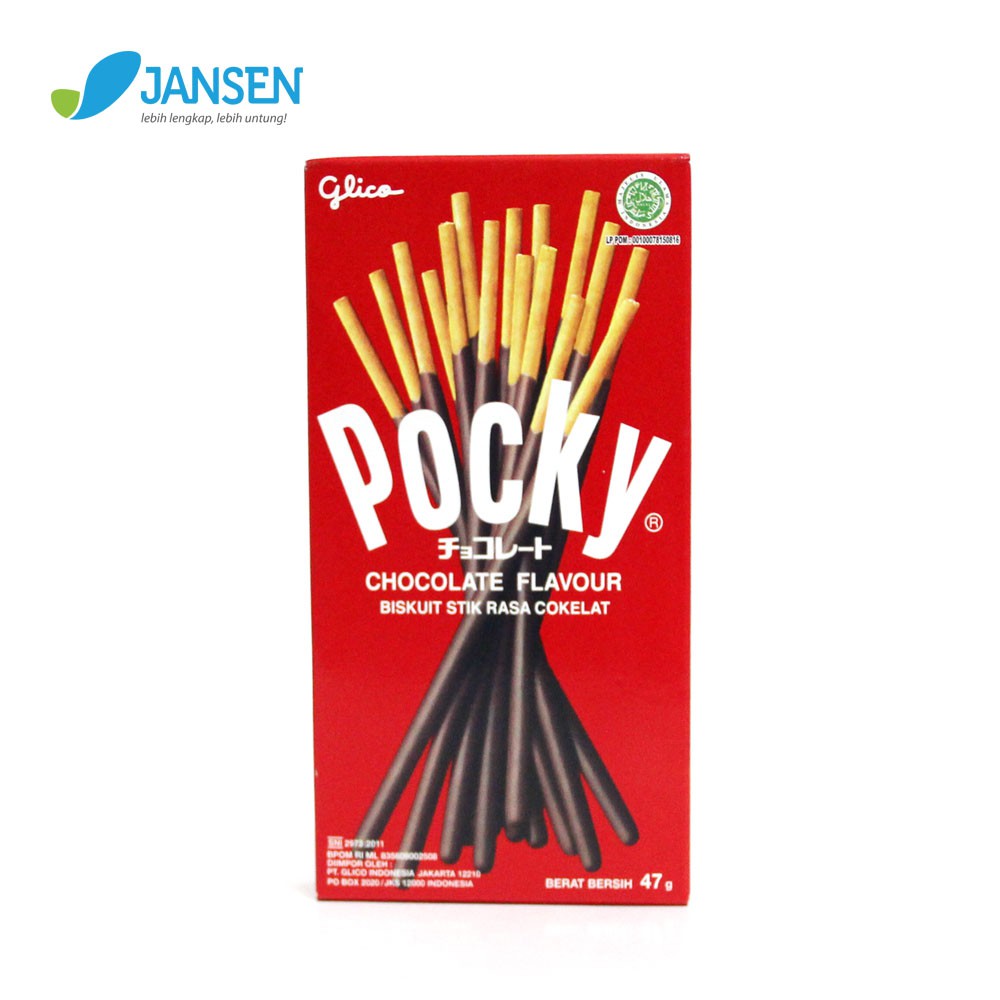 Pocky Biskuit Stik Rasa Coklat 47 gr