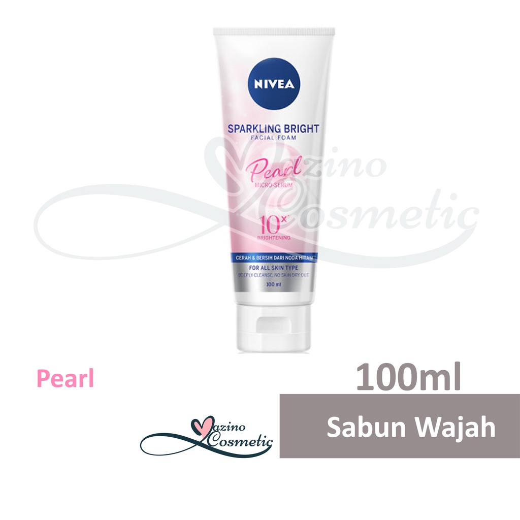 NIVEA Sparkling Bright White Whitening Facial Foam - 100 ml