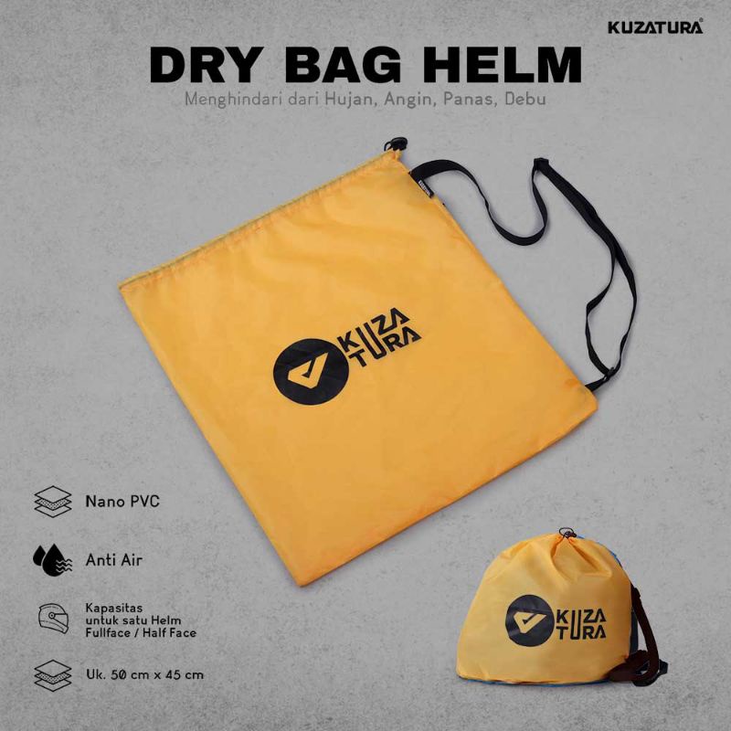 Tas Helm Anti Air Waterproof Premium Tebal Halus | Sarung Cover Helm Full Face Half Face Open Face