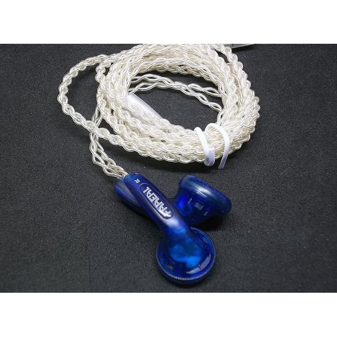 FAREAL -SNOW LOTUS - EARBUD 64 OHM - SILVER CABLE - NON MIC - BIRU