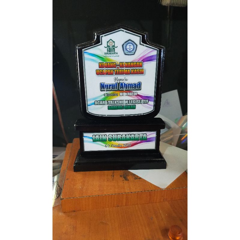 Plakat Vandel PERISAI kayu PKL KKN WISUDA KKL MURAH MERIAH