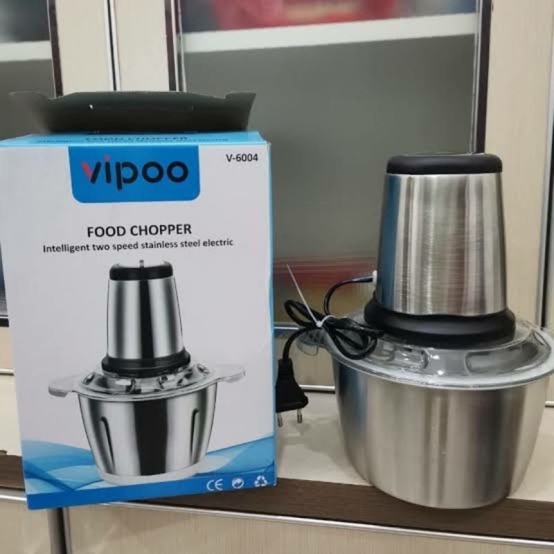 Food Chopper Vipoo V 6004 stainless
