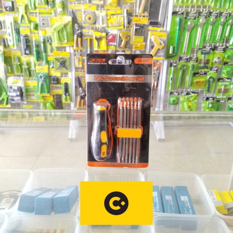 OBENG KECIL SET BINTANG PLUS MINUS RRT LAPTOP JAM HP ELEKTRONIK CMart