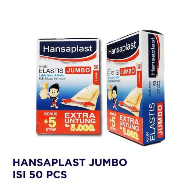 HANSAPLAST PLESTER LUKA JUMBO ECERAN (PER 10 LEMBAR)