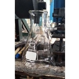 Filtering flask 1000 ml / Erlenmeyer pipa samping 1000 ml  Duran