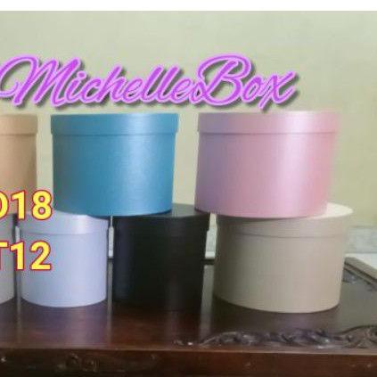 

Gift Box Bulat D18 T12/Bloom Box/Round Flower Box/Box Bunga Bulat/Box Bulat Bunga/Bloombox Flower