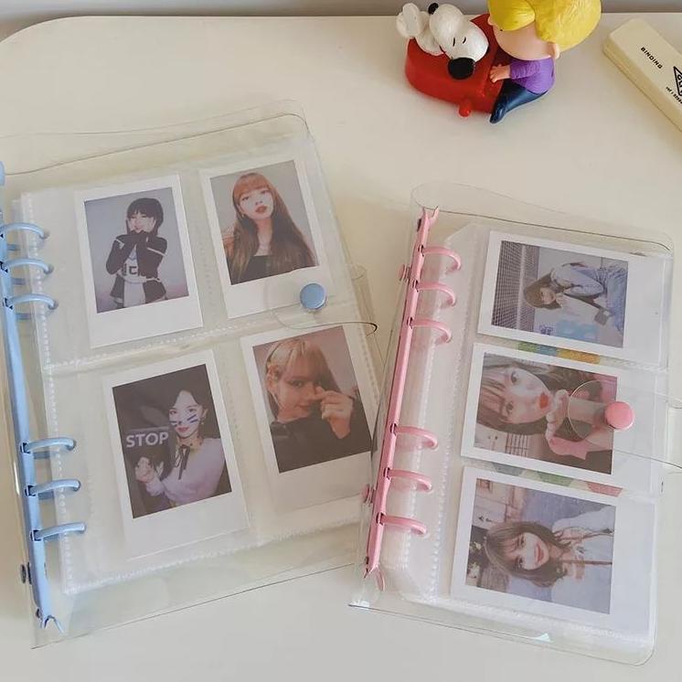 

Terlaris.. CLEAR BINDER TRANSPARAN PVC 6 RING 6 LUBANG A5 A6 RING BERWARNA