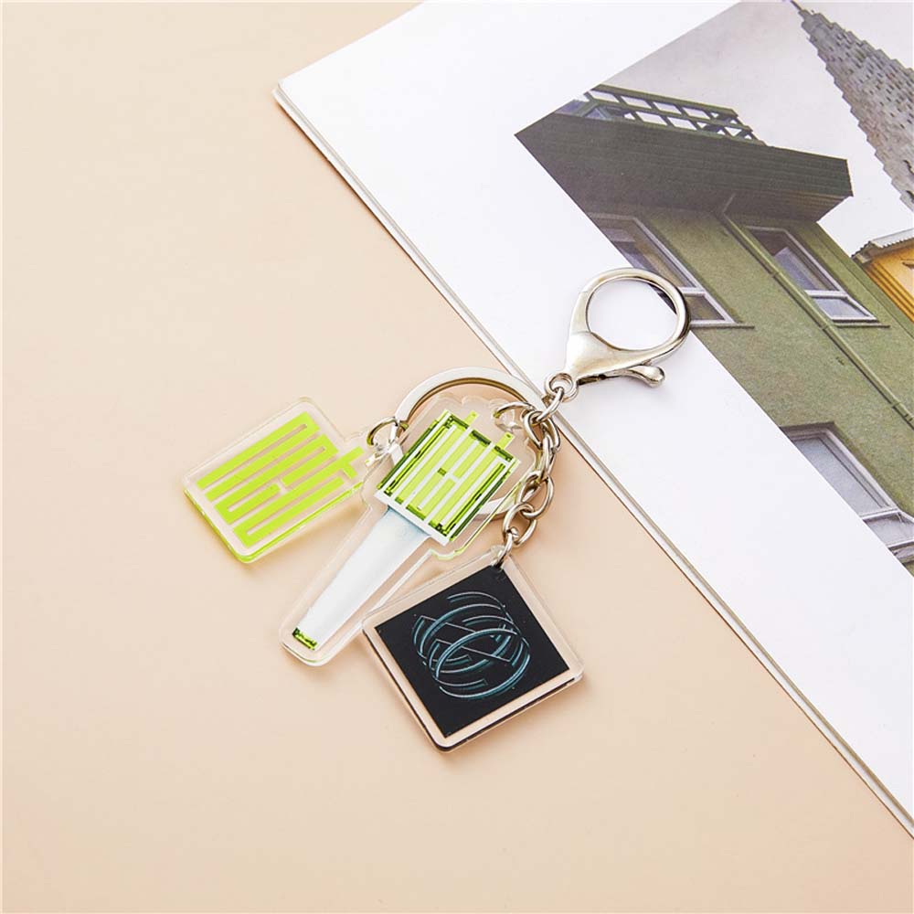 LANFY Cute Key Ring Enhypen Keyring Accessories Key Chain Txt Aespa Creative Pendant KPOP Star (G) I-DLE Fans Collection Gifts