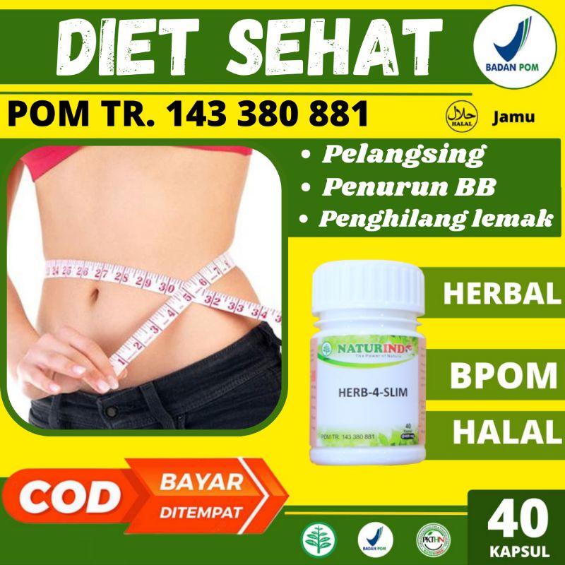 Obat Diet Pelangsing Penghilang Lemak Penurun Berat Badan Pengecil Perut