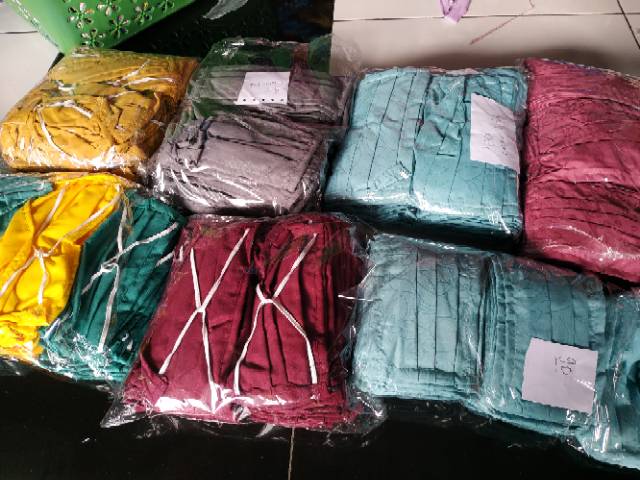 Masker/lusinan produksi sendiri grosir masker grosir masker hijab