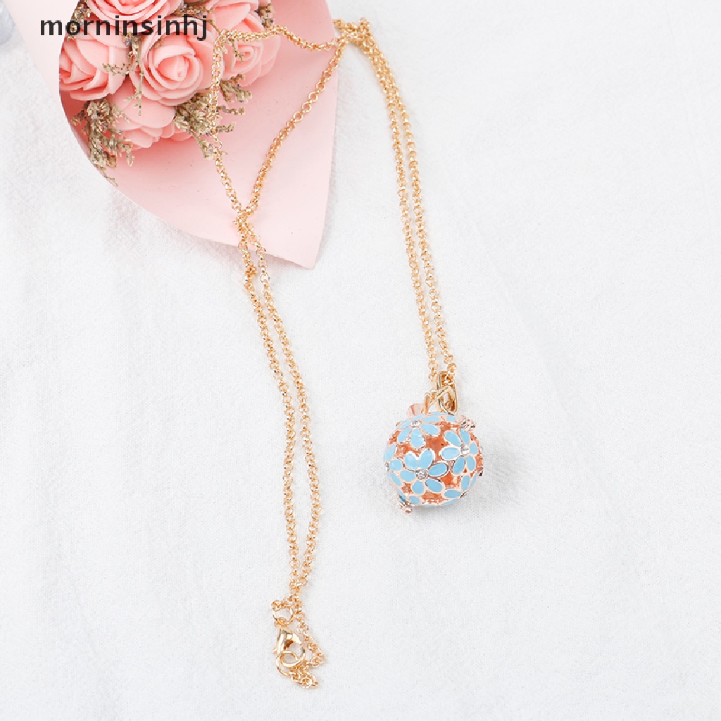 Mor Liontin Locket Bulat Motif Bunga Daisy Untuk Diffuser Aromaterapi