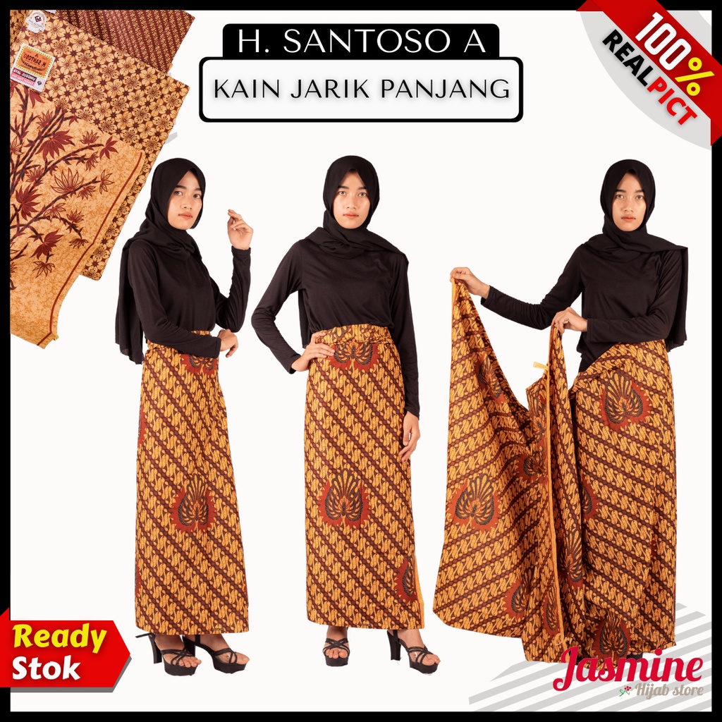 Kain batik meteran katun solo murah premium tulis jarik melahirkan batik katun halus SANTOSO A