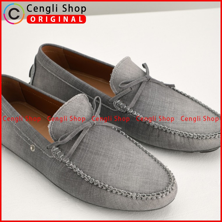 SEPATU PEDRO LOAFERS PRIA ORIGINAL TERBARU LOAFER PANSUS CASUAL FORMAL GREY ABU-ABU PEDPM165980220