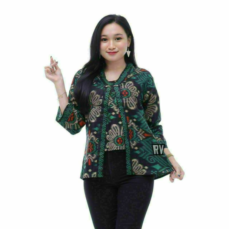 BAJU BATIK WANITA MODERN MONALISA GENES M,L,XL asli PEKALONGAN