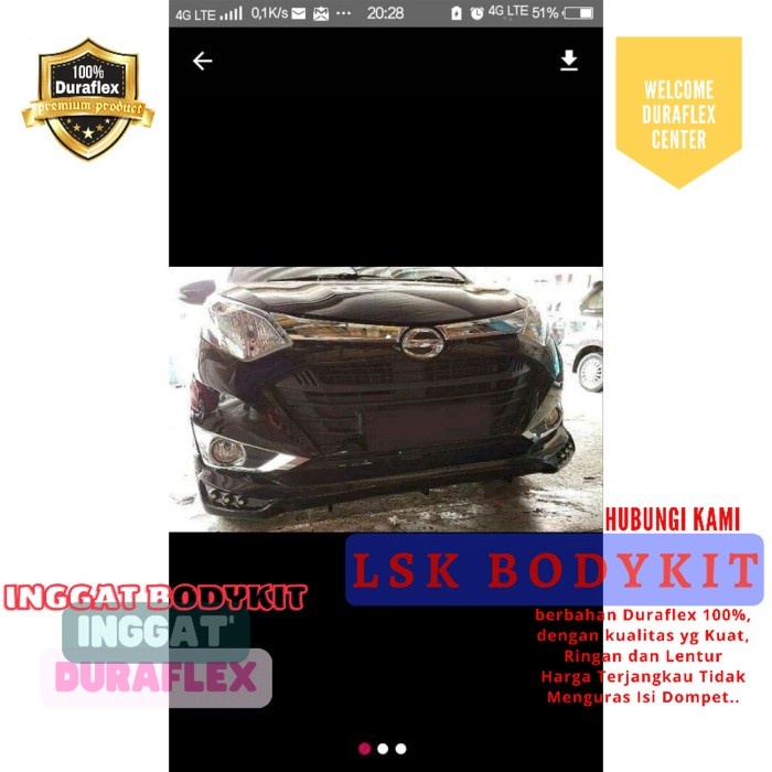Bodykit Calya dan toyota calya BODYKIT calya