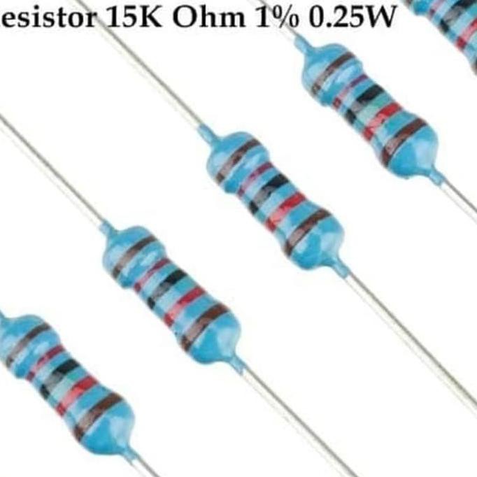 Resistor 15K Ohm 1/4 Watt 0.25 Watt 15000 Ohm Artec01