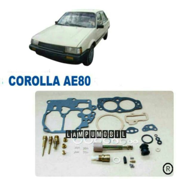 Carburator Repair Kit Toyota Corolla GL AE80 1984-1987 - LAMPU MOBIL