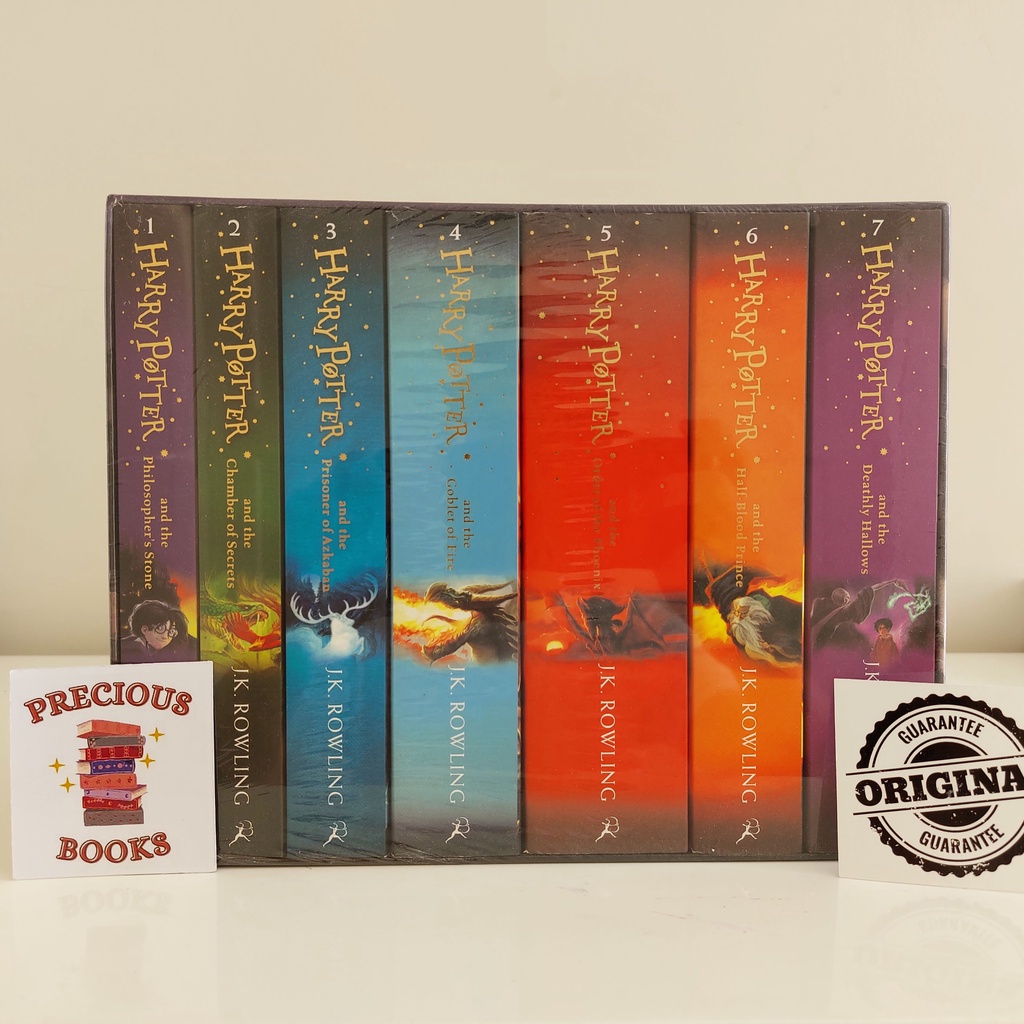 Novel Bahasa Inggris - Harry Potter the Complete Collection Box Set English - Bloomsbury Original