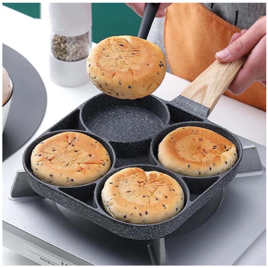 Panci Teflon Wajan Penggoreng Goreng Telur Anti Lengket Frying Pan Non Stick Bahan Aluminium Tebal