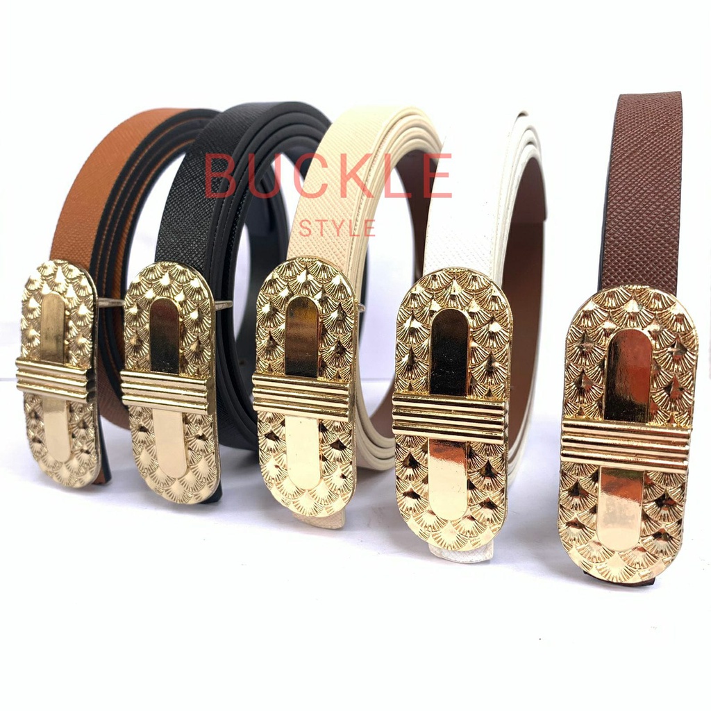 Buckle Style - Ikat pinggang cewek dewasa kekinian - dan model terbaru