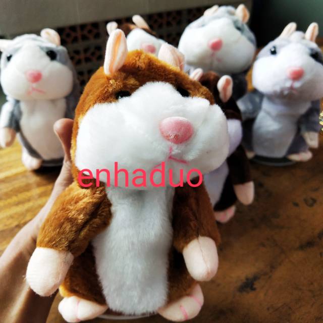 MAINAN BONEKA HAMSTER BISA NGOMONG LUCU