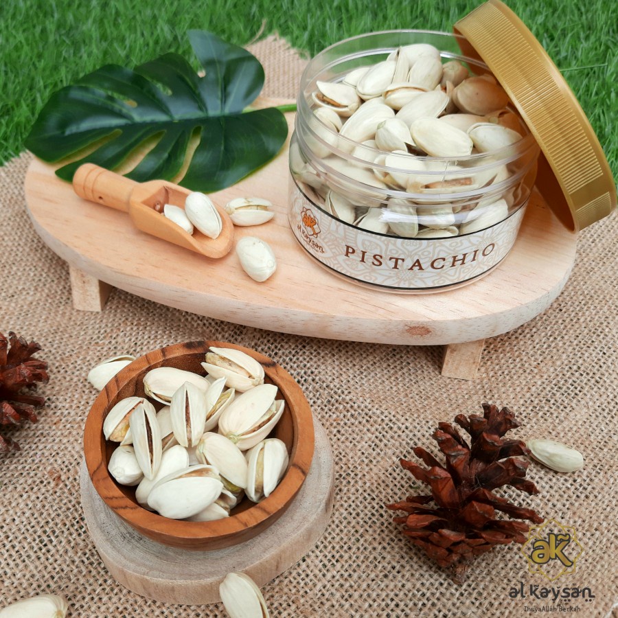 

Kacang PISTACHIO / PISTASIO/ PISTACHIO ROASTED PREMIUM AL KAYSAN 125gr