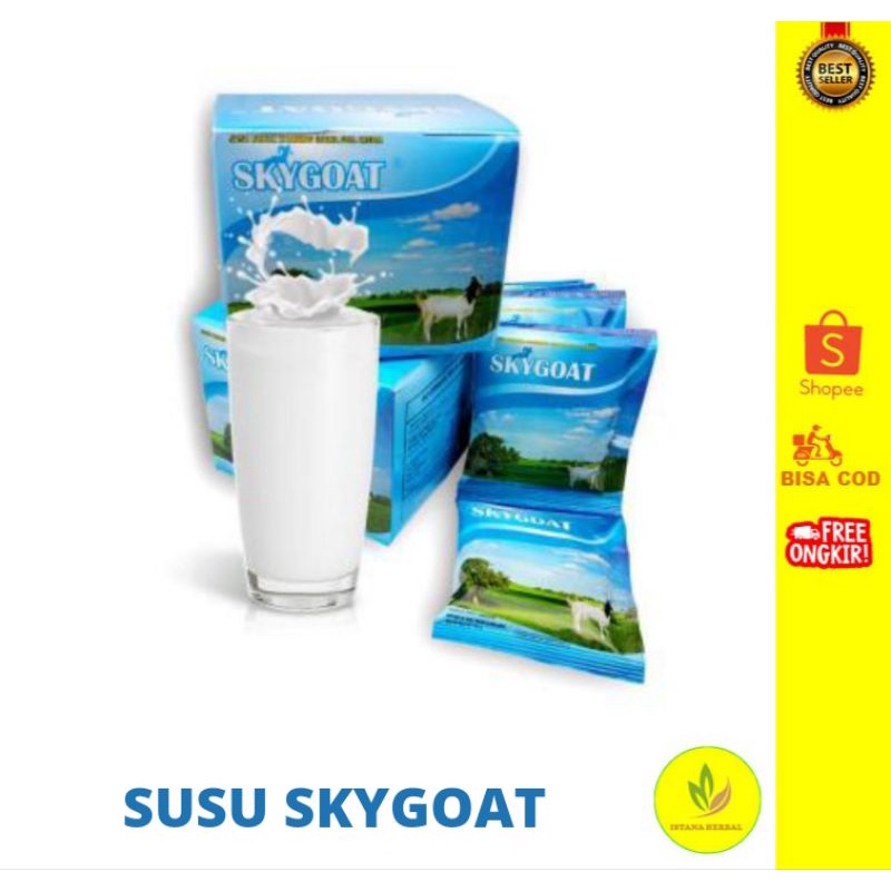 

SUSU SKYGOAT ISI 10 SACHET/SUSU ETAWA SKYGOAT/SUSU KAMBING/SUSU ETAWA/SUSU/SKYGOAT/ORIGINAL/TERLARIS