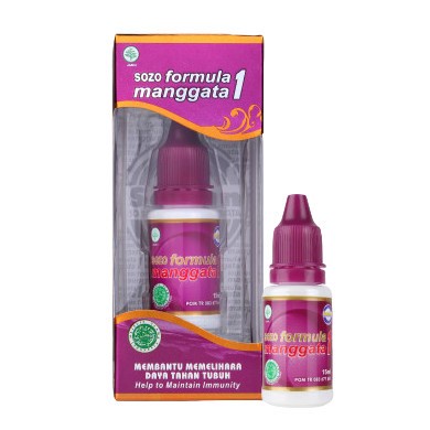 

SOMAN 1 SOZO FORMULA MANGGATA 1 MEMELIHARA DAYA TAHAN TUBUH 15 ML