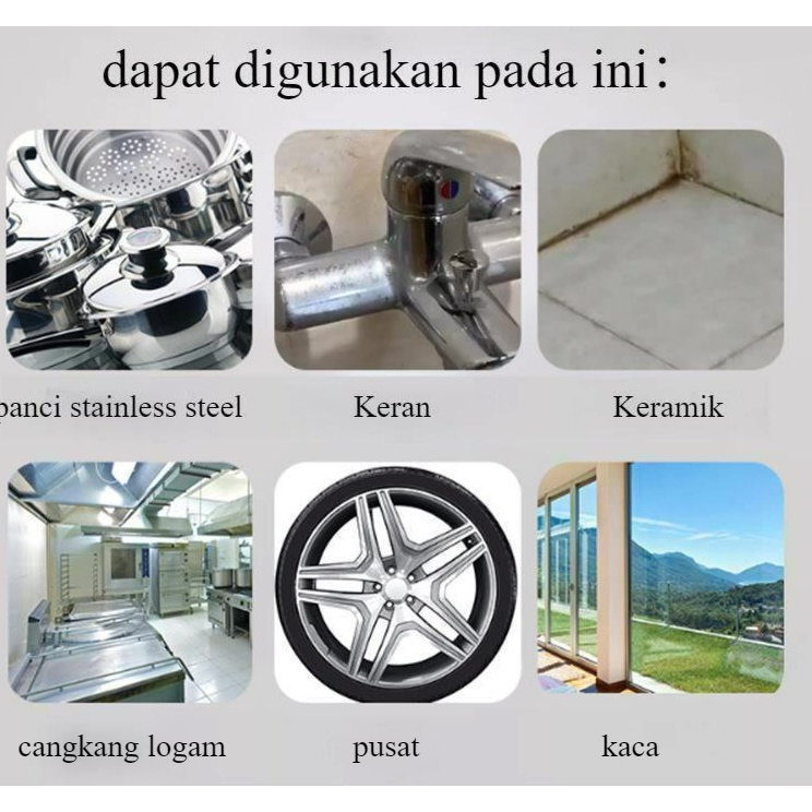 Dapur Multi-Fungsional Krim Dekontaminasi Pot Bawah Polishing Stainless Steel Cleaner Pembersihan Stainless Steel Cream