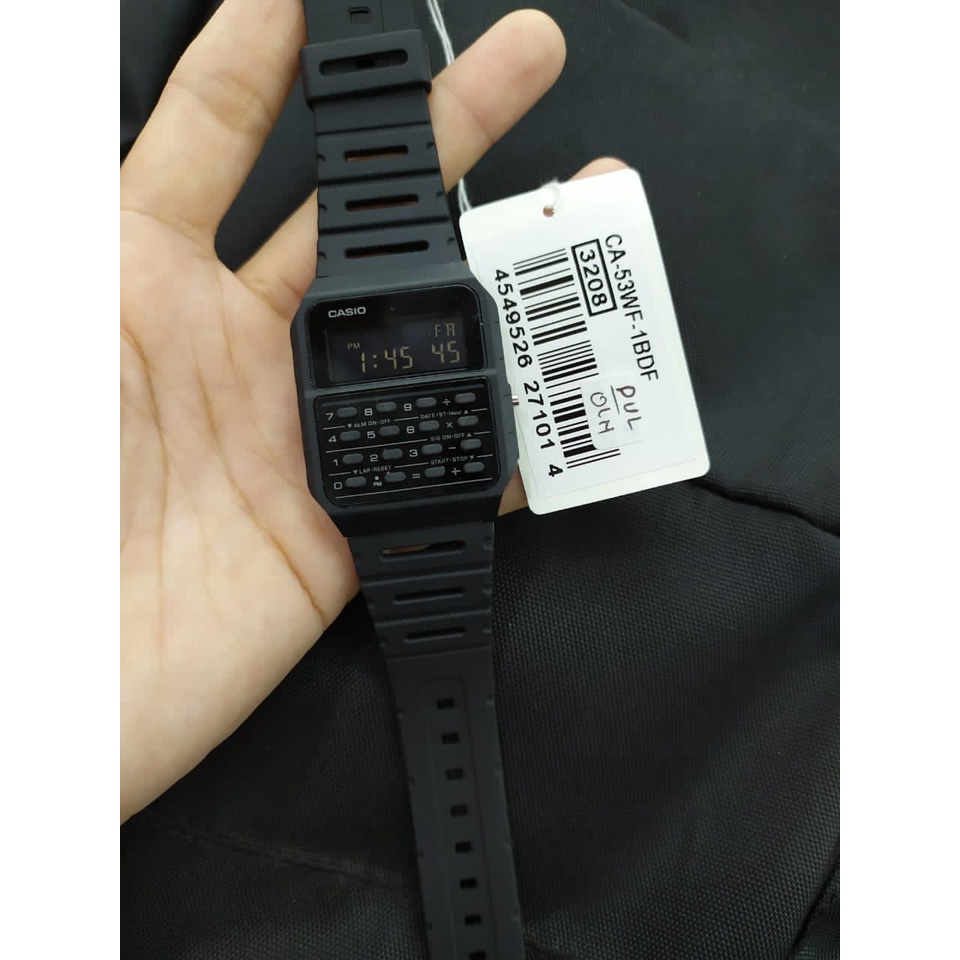 JAM TANGAN CASIO CA-53W- ORIGINAL -  CA53W KALKULATOR