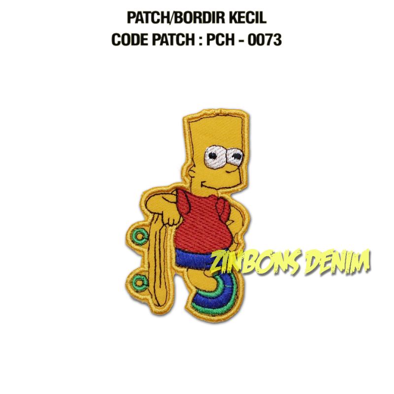 Patch bordir emblem patch simson patch keren termurah dan terlaris