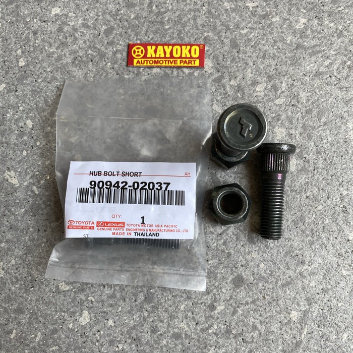 BAUT RODA PENDEK KIJANG/ HUB BOLT SHORT KIJANG