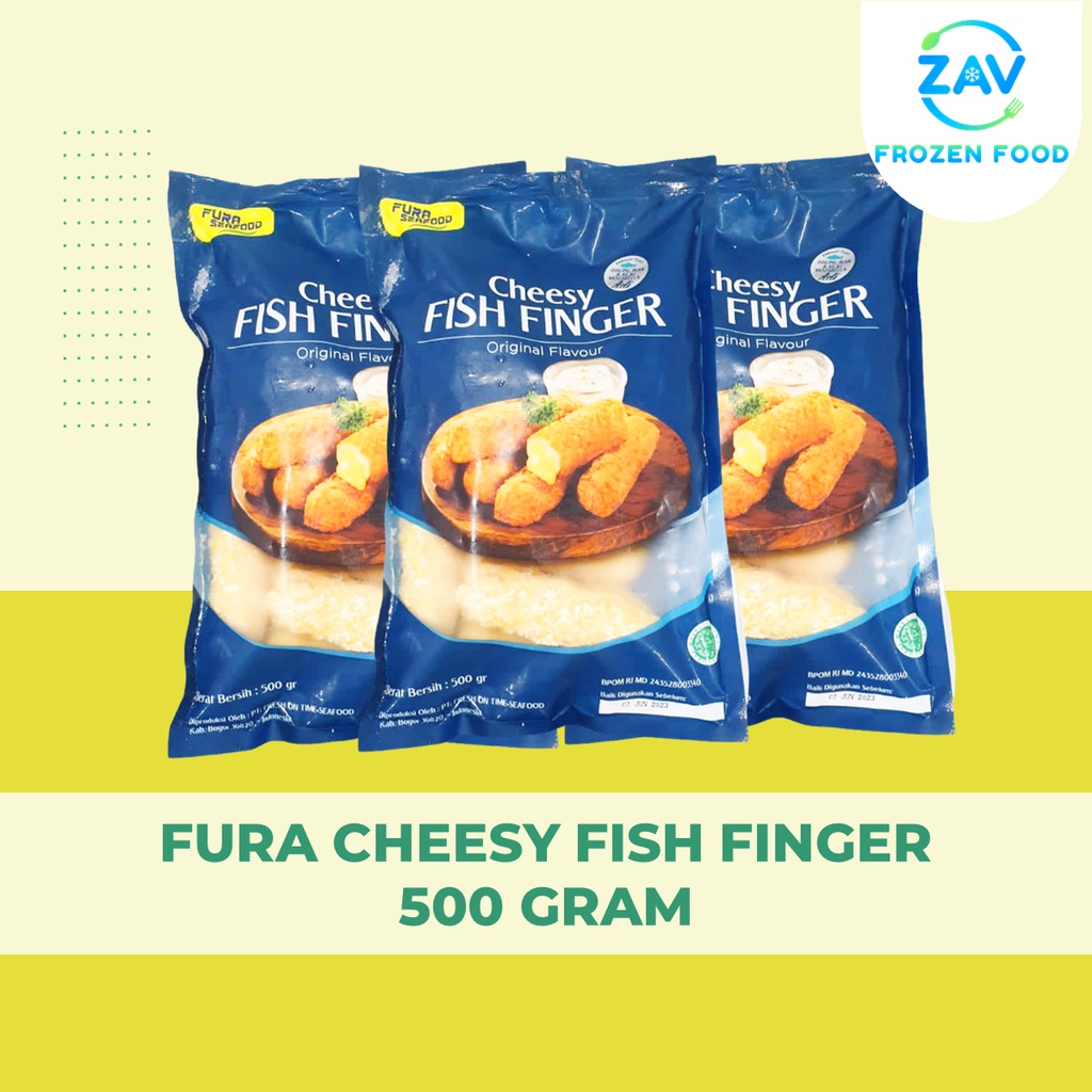 

FURA CHEESY FISH FINGER / NAGET IKAN ISI KEJU 500 GRAM