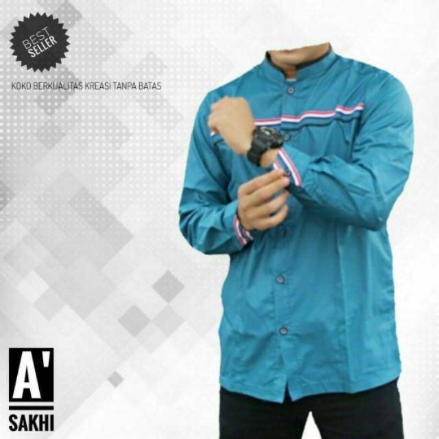 Baju koko garis perancis | spesial baju lebaran