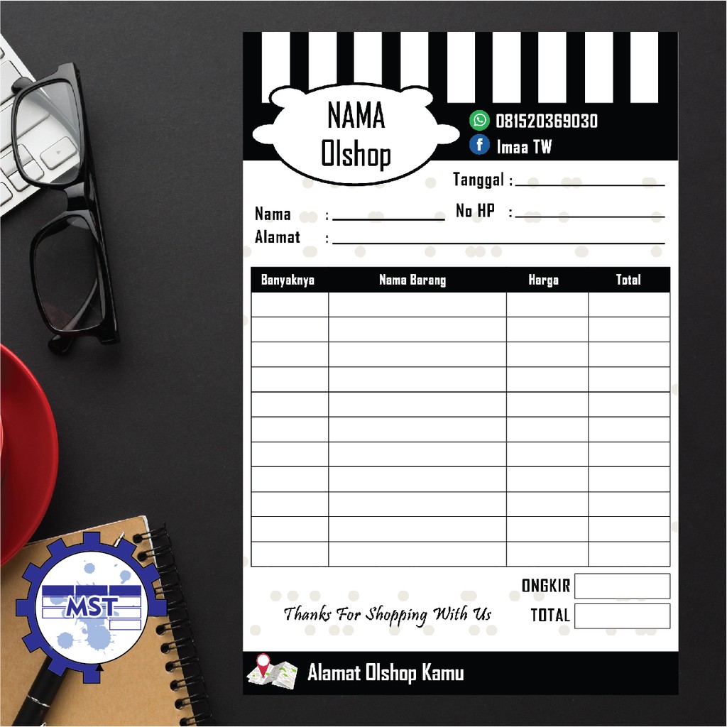 Download Template Nota Cdr – Cari