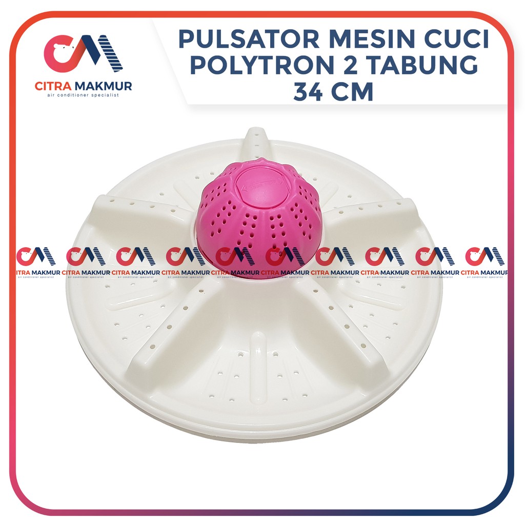 Pulsator Mesin Cuci Polytron 10z 2 tabung piringan 10 14 kg diameter 34 cm