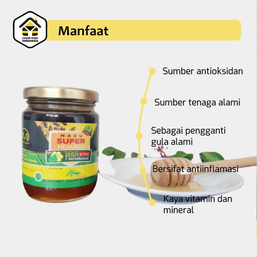 PROMO Madu Super H Obat Maag Kronis Asam Lambung Gerd Tukak Lambung-5