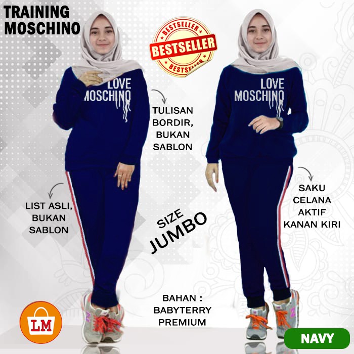 LMS 8100 - Baju Setelan Wanita Set LOVE Super Jumbo Terbaru,Terkini,Terlaris dan Termurah