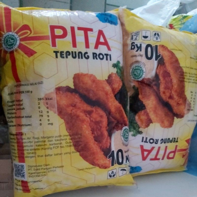 

tepung roti merk Pita (1karung)