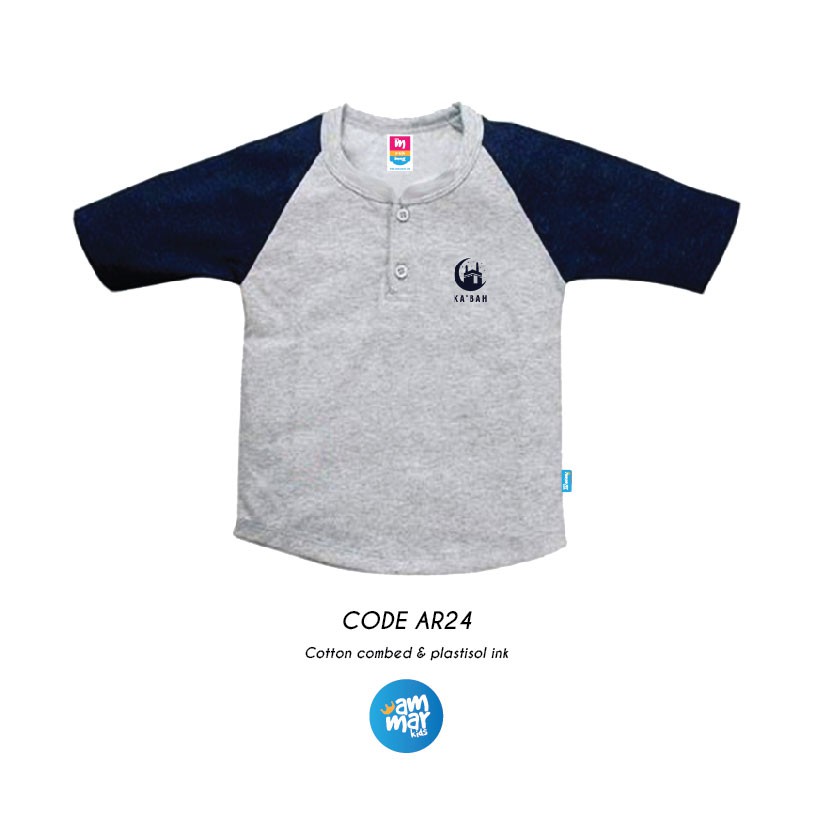 (Bisa COD) AR24 Kakbah Raglan Ikhwan Brand Ammar