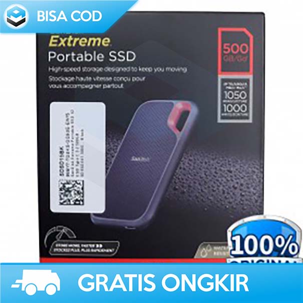 SSD EKSTERNAL HIGH SPEED SANDISK 1TB TYPE C USB CONNECTOR ORI PORTABLE