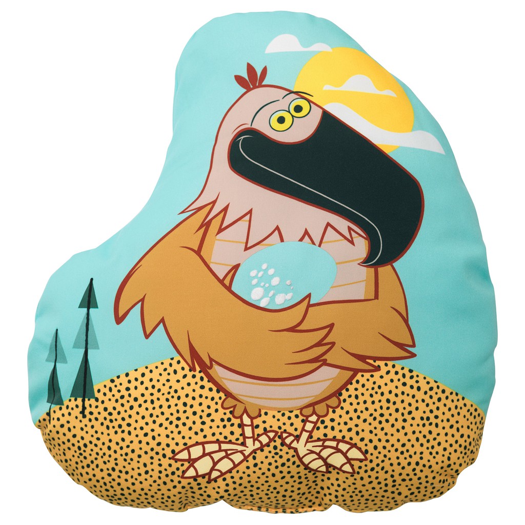 Bantal Anak Empuk Motif Karakter Burung Elang Lucu Bantal Kursi