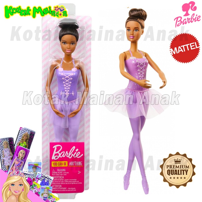 Mainan Anak Perempuan Boneka Barbie Profesi Fashion Balerina Dokter Original Mattel