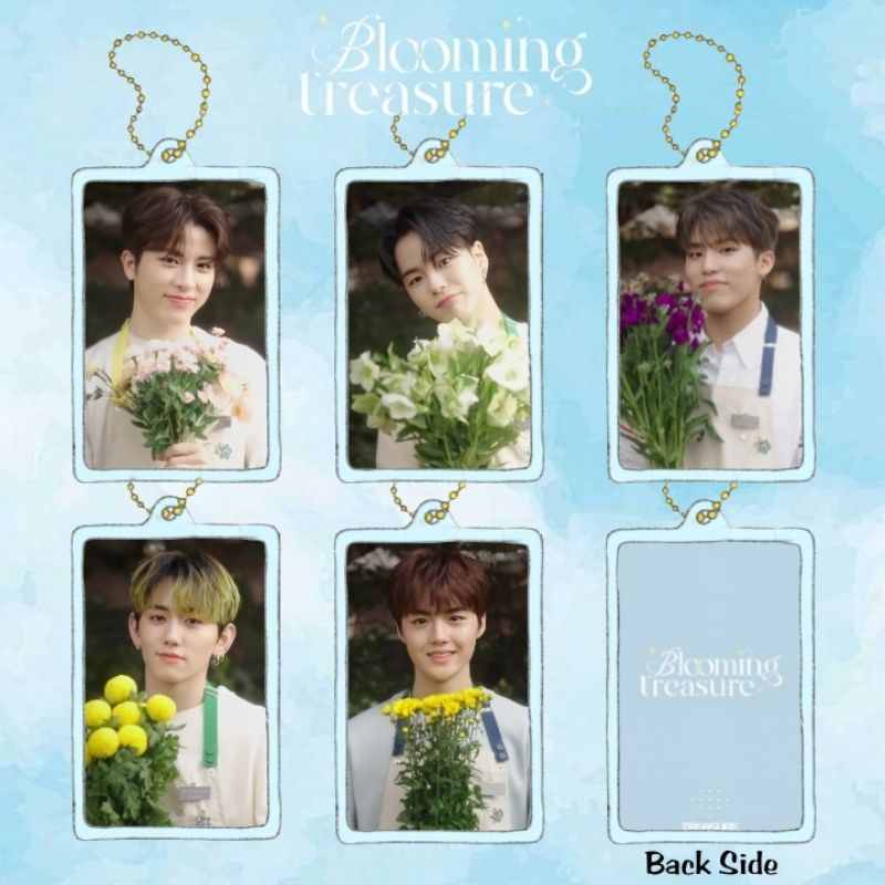 TREASURE Blooming Acrylic Clear Keychain Gantungan Kunci Akrilik (BACA DESKRIPSI)