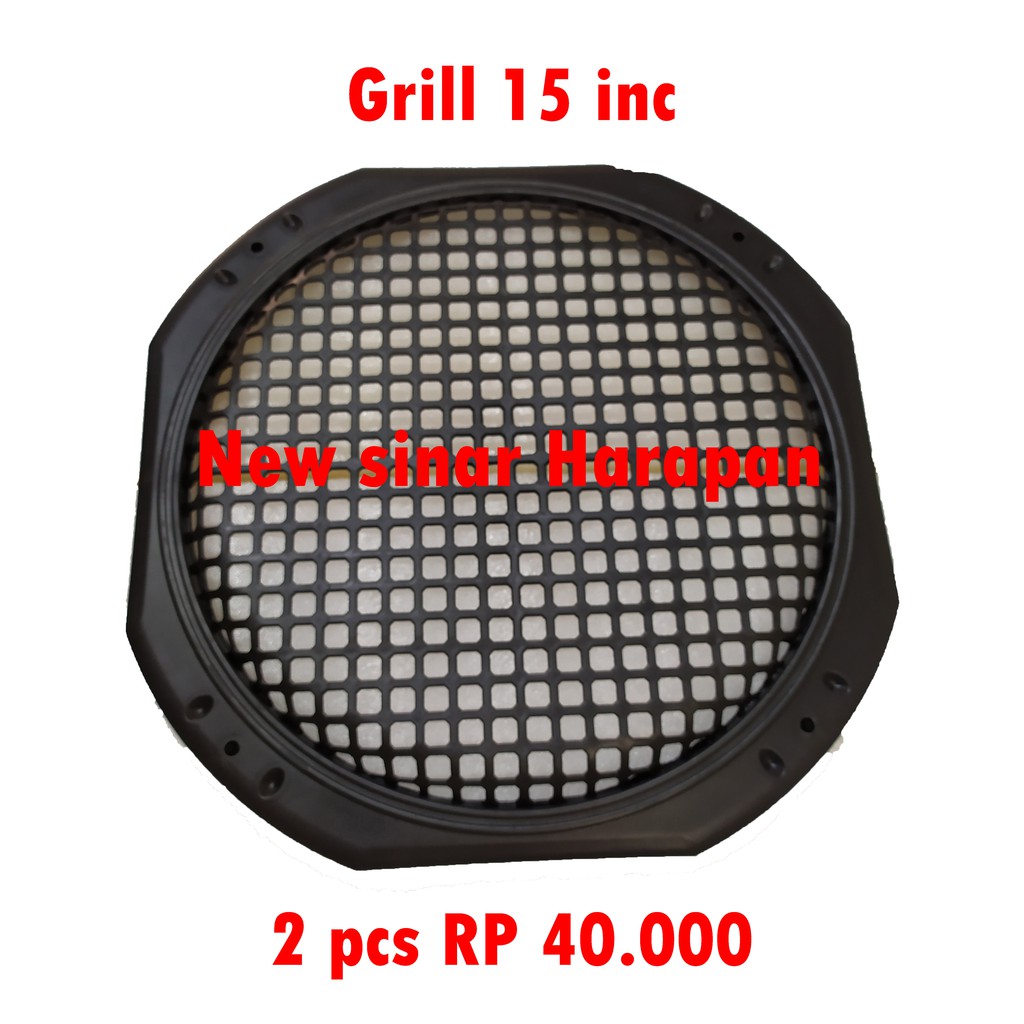 Tutup Spekaer 15 inc /Grill 15 inc segi /