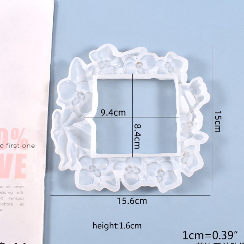 Glitter DIY Crystal Epoxy Resin Mold Switch Decoration Stickers Casting Silicone Mould