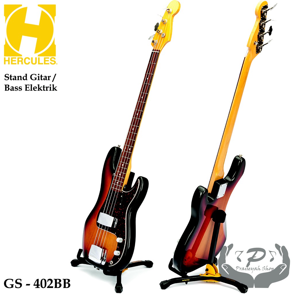 Hercules Stand Gitar Bass Elektrik GS 402BB Original Electric