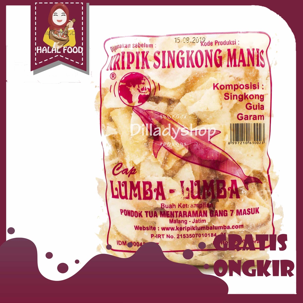 

Khasanah - Keripik Singkong Cap Lumba - Lumba 500 Gram